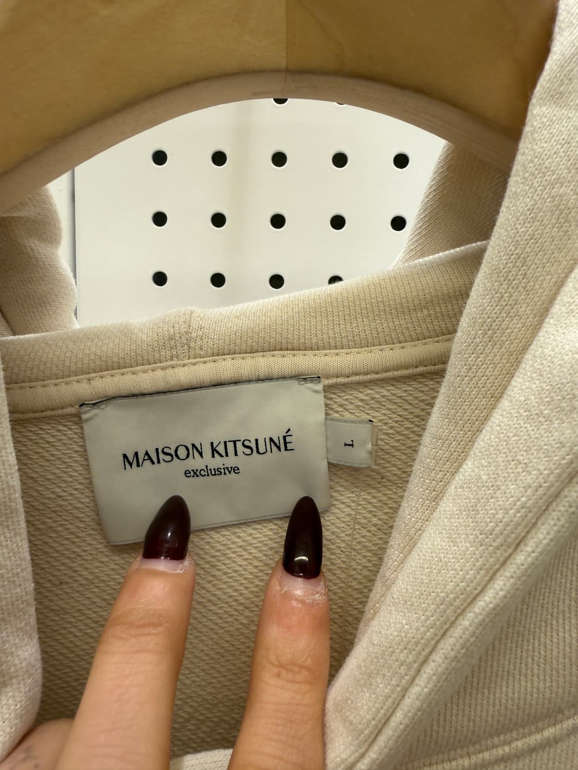 메종키츠네 그라디언트 레인보우 후드티 U1610 상품이미지5