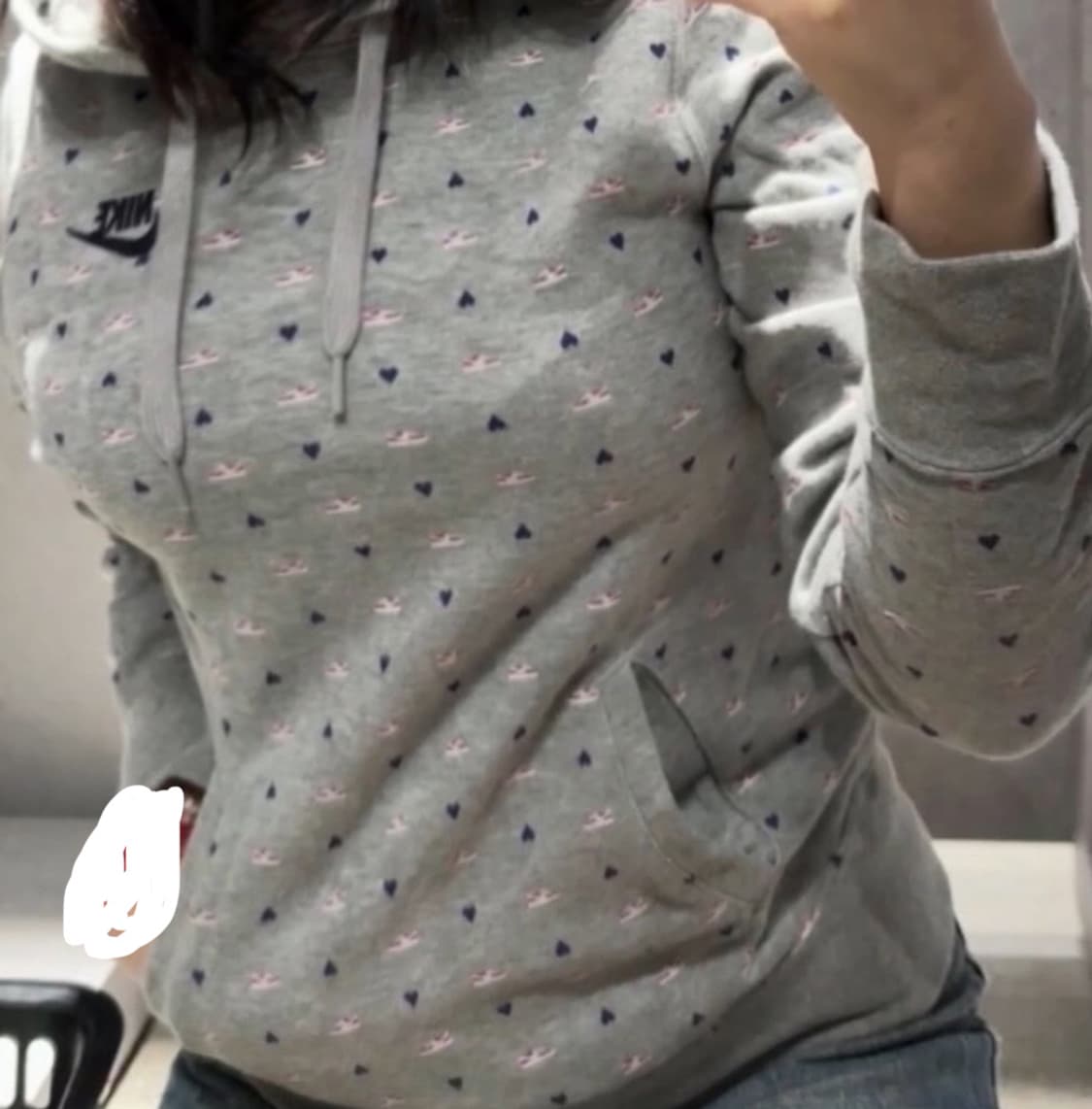 나이키 빈티지 도트 모리걸 후드티 도트 후드 상품이미지2