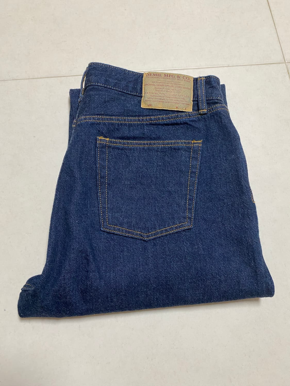 데밀 lot.029 파이오니어 셀비지 상품이미지3