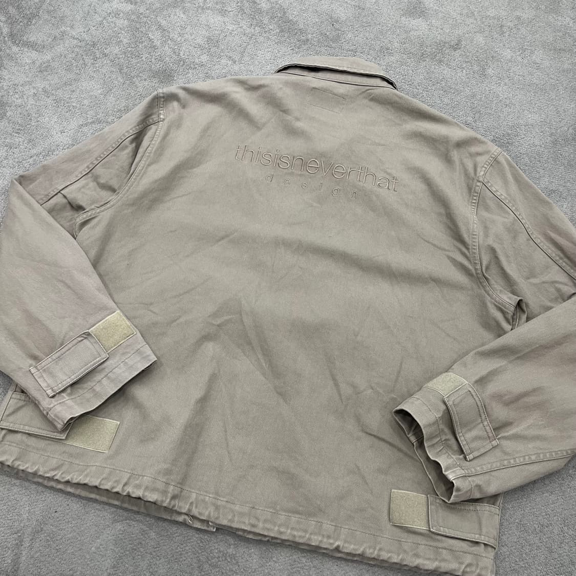 L 디스이즈네버댓 백로고 집업자켓 상품이미지5