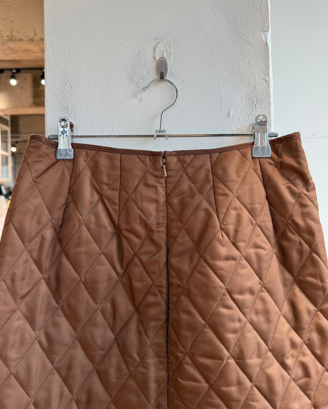 버버리 브라운 퀼팅 미니스커트 상품이미지6