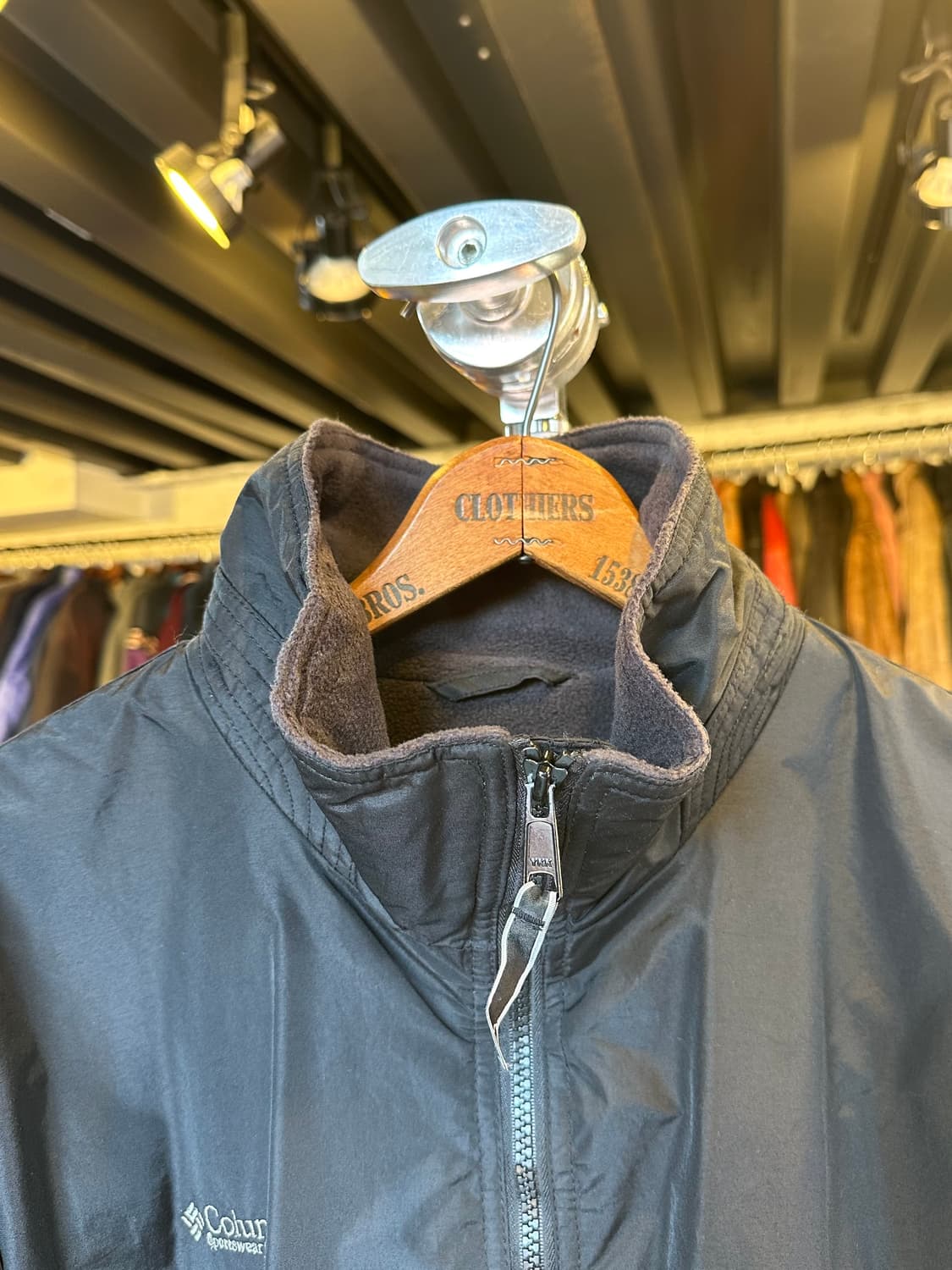 컬럼비아 윈드브레이커 후리스 라이닝 트랙 자켓 상품이미지3