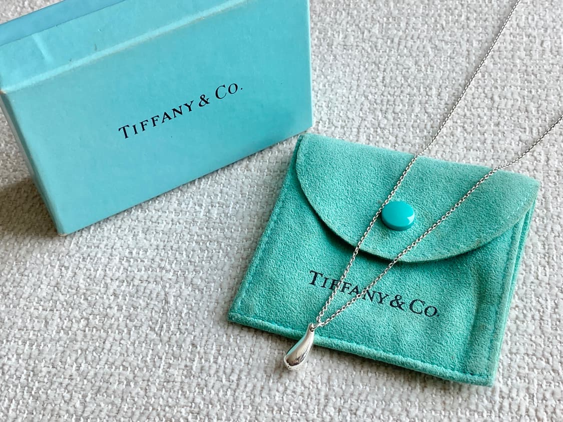 티파니 티어드롭 실버 925 목걸이(남녀공용) 상품이미지2