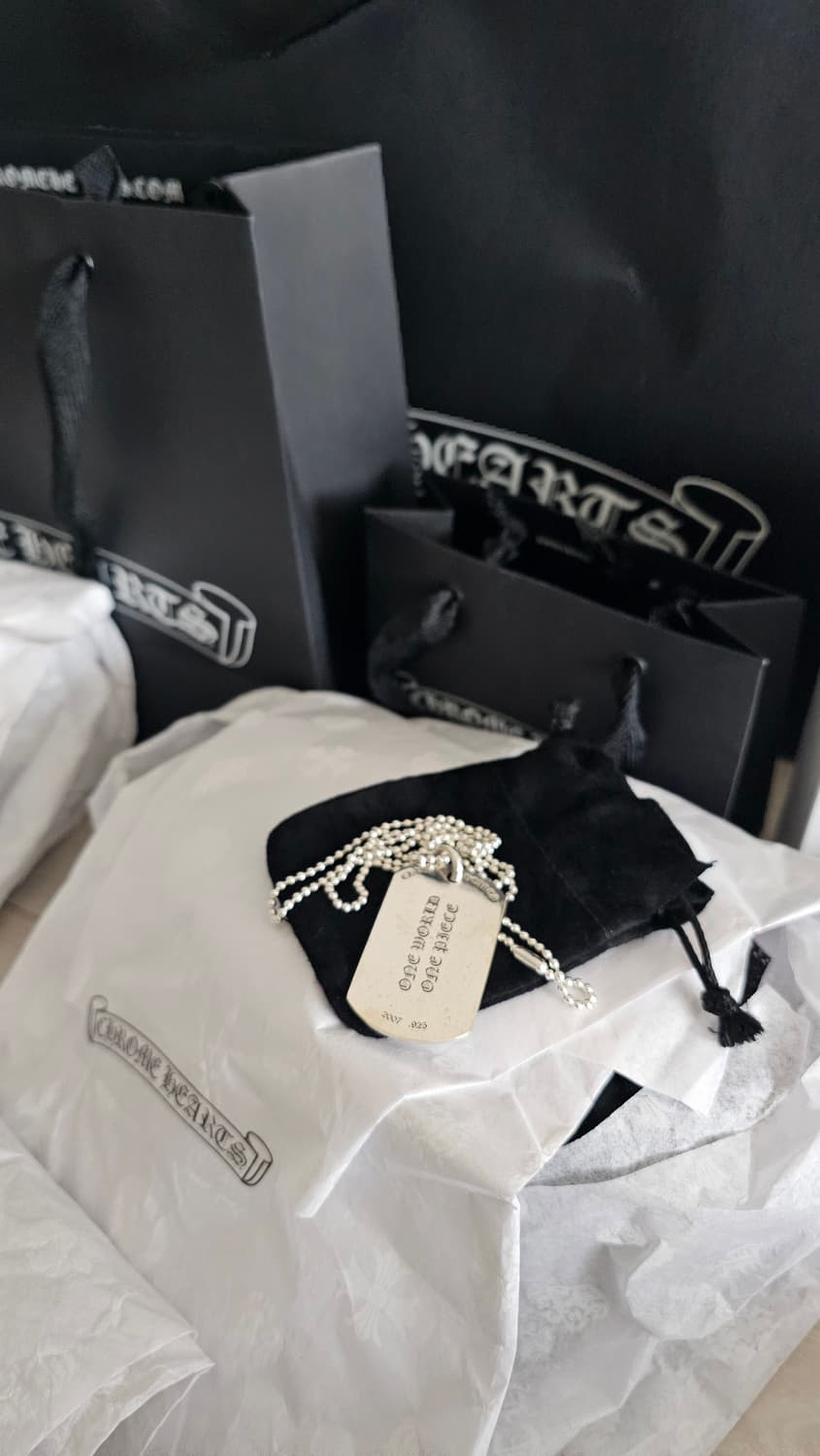 크롬하츠 시그니처 도그택+볼체인 새상품 상품이미지3