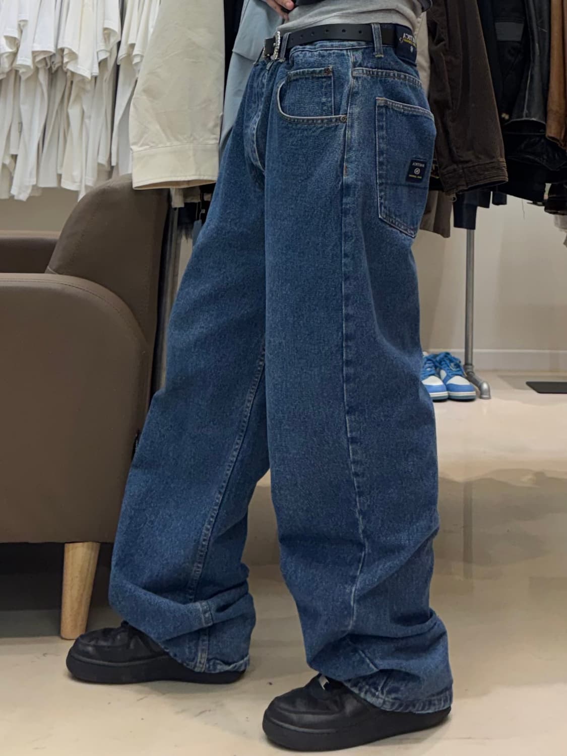 노티카진스 와이드 데님팬츠 상품이미지7