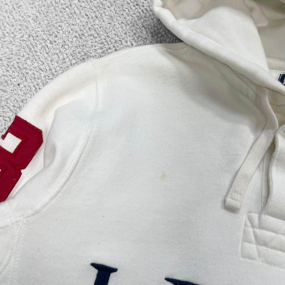 폴로 랄프로렌 LXVII 빅 포니 럭비 후드티 화이트 상품이미지7