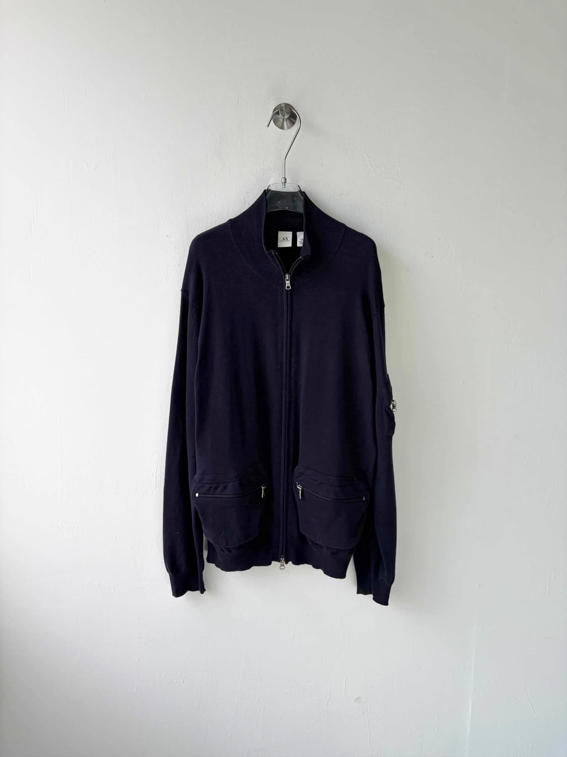 아르마니 익스체인지 밀리터리 집업 니트  상품이미지1