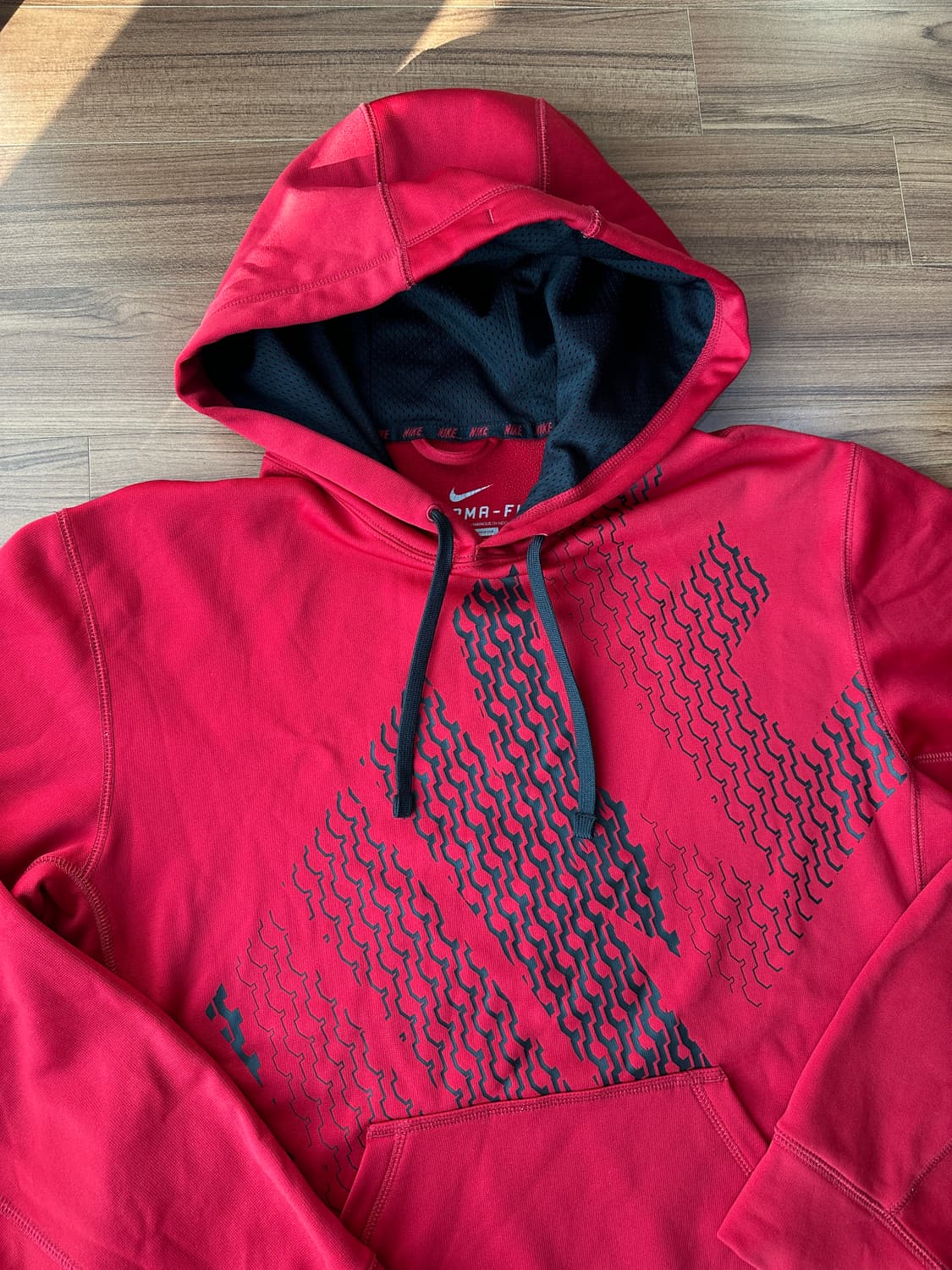 나이키 써마핏 기능성 후드티 레드 M 상품이미지2