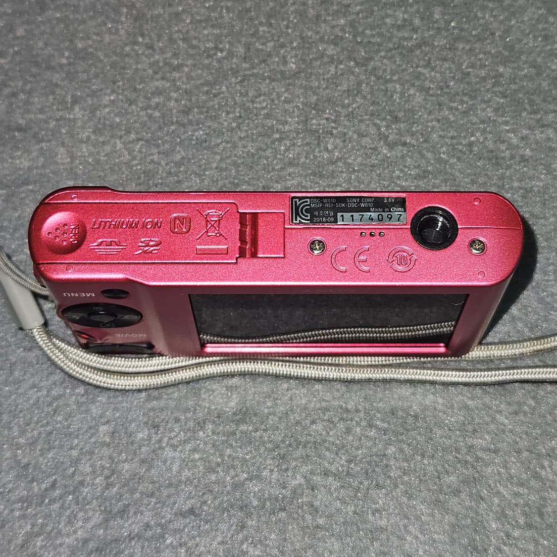 소니 사이버샷 dsc-w810 빈티지 디카 판매합니다 상품이미지6