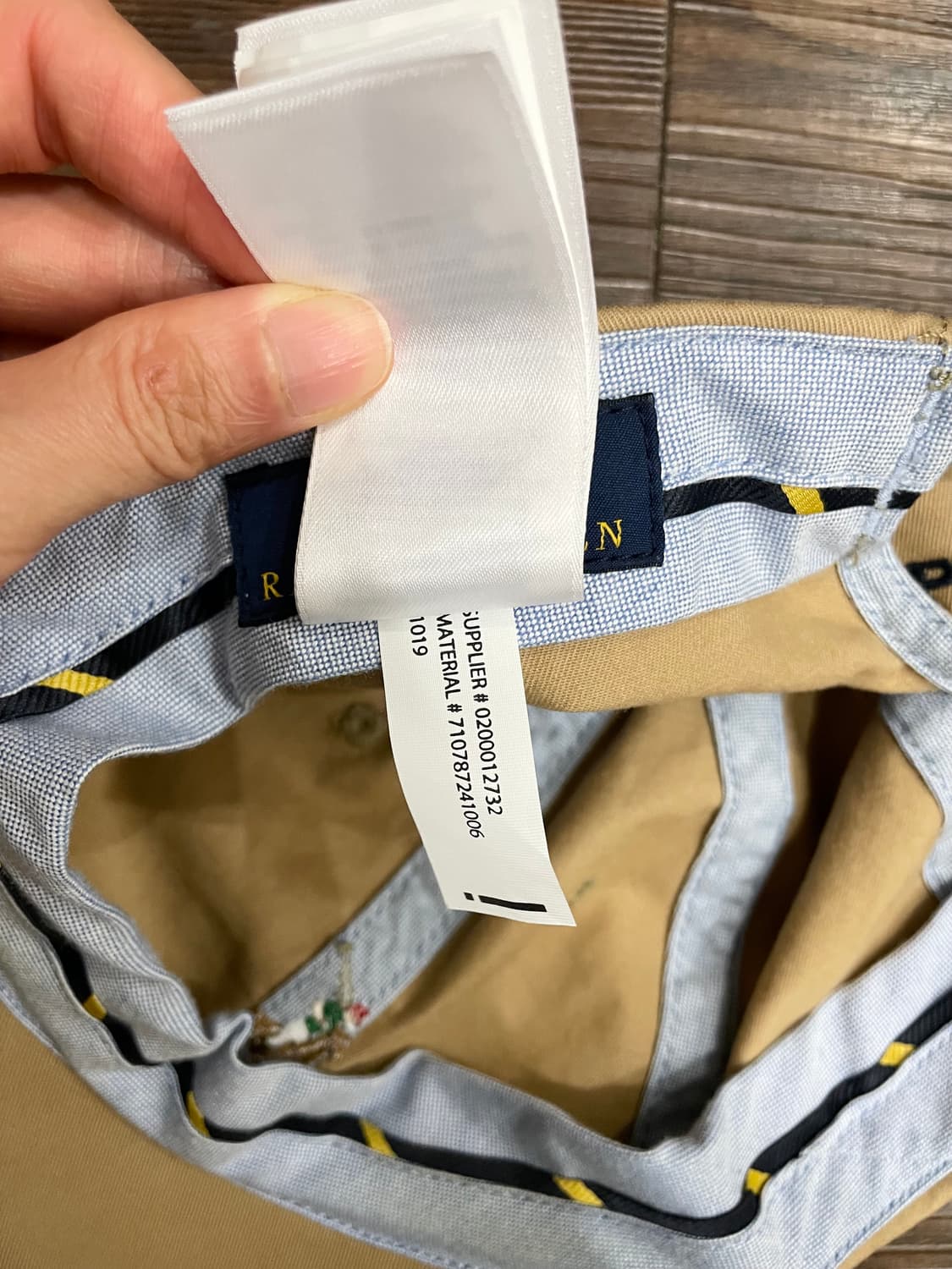 폴로 베이지 가죽스트랩 볼캡 캡모자 상품이미지7