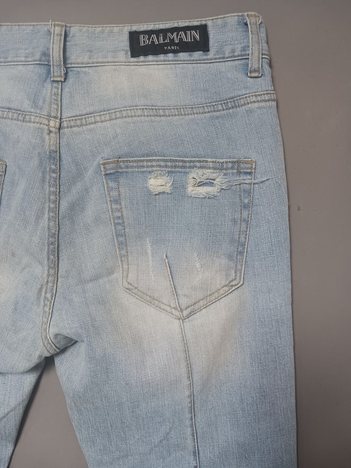 [32] 발망 연청 디스 바이커진 청바지 상품이미지10