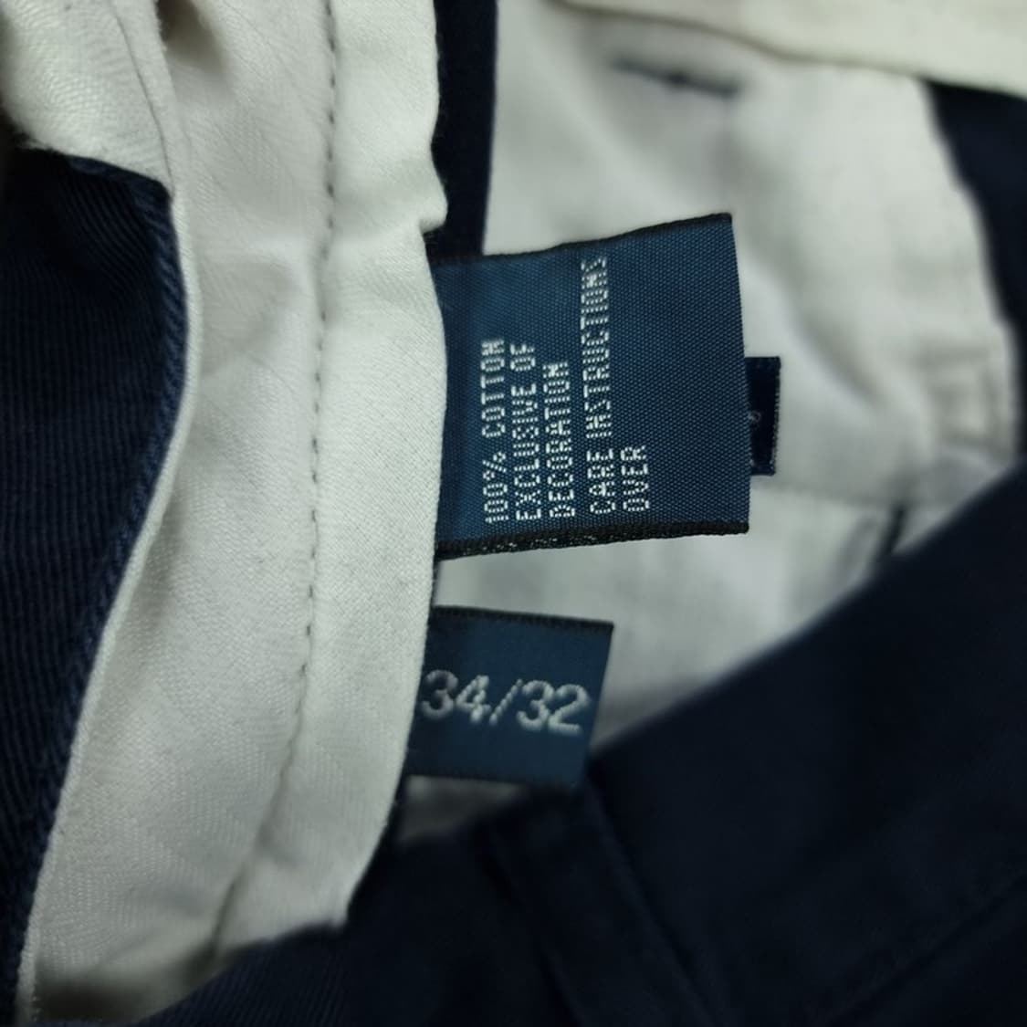 [폴로 랄프로렌] 포니 로고 자수 코튼 치노 팬츠 네이비 M19456 상품이미지8