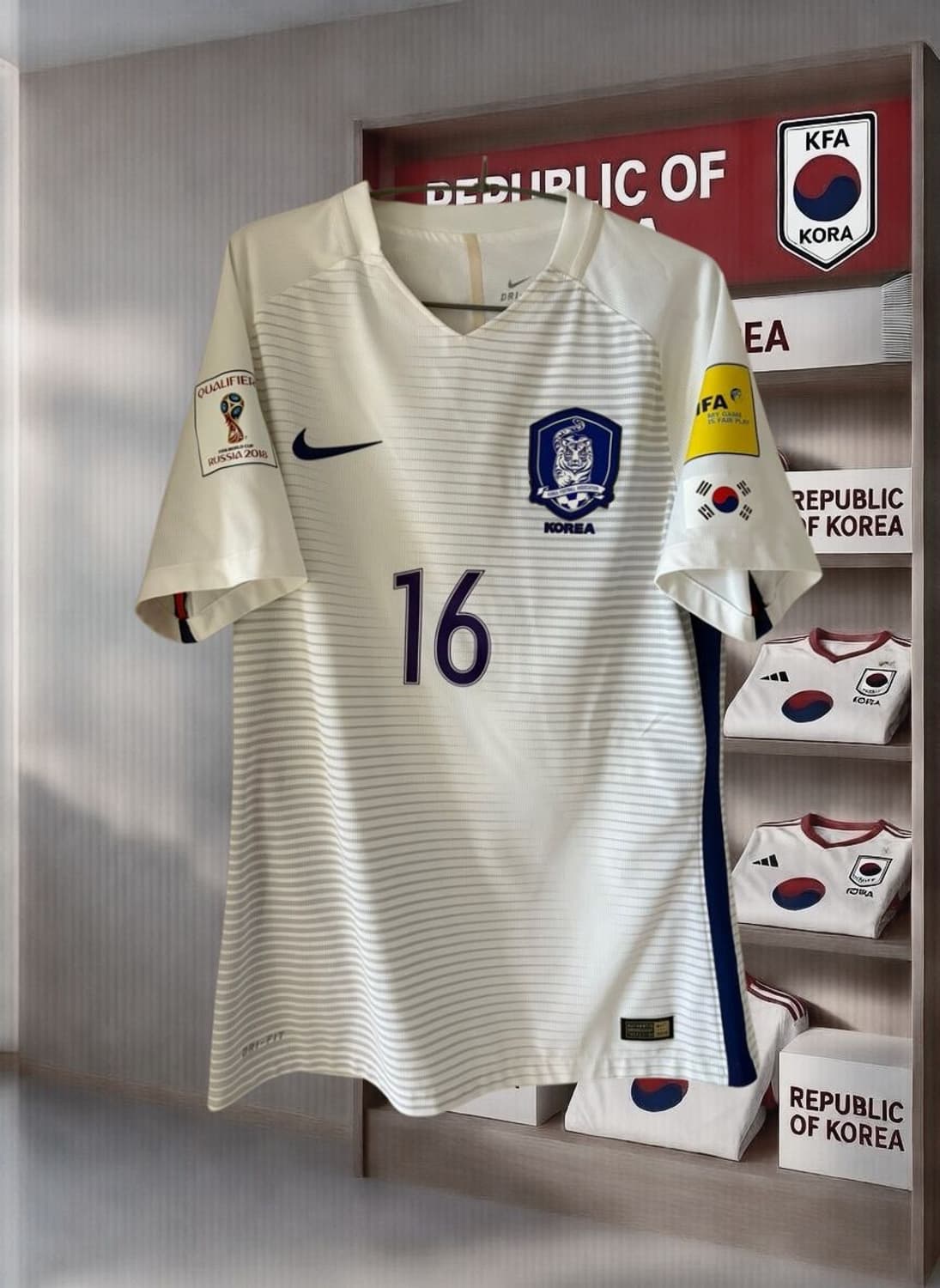 16-18 대한민국 어웨이 기성용 유니폼 지급용 정품 상품이미지1