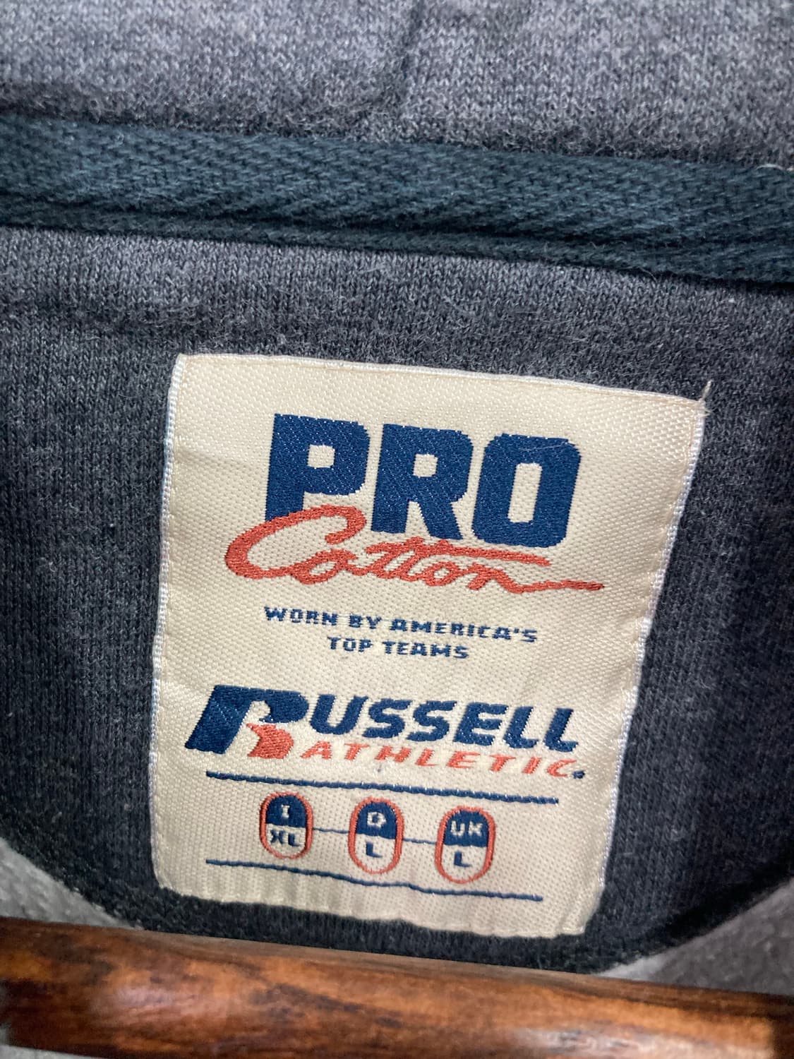 러셀 그레이 후드티 상품이미지3