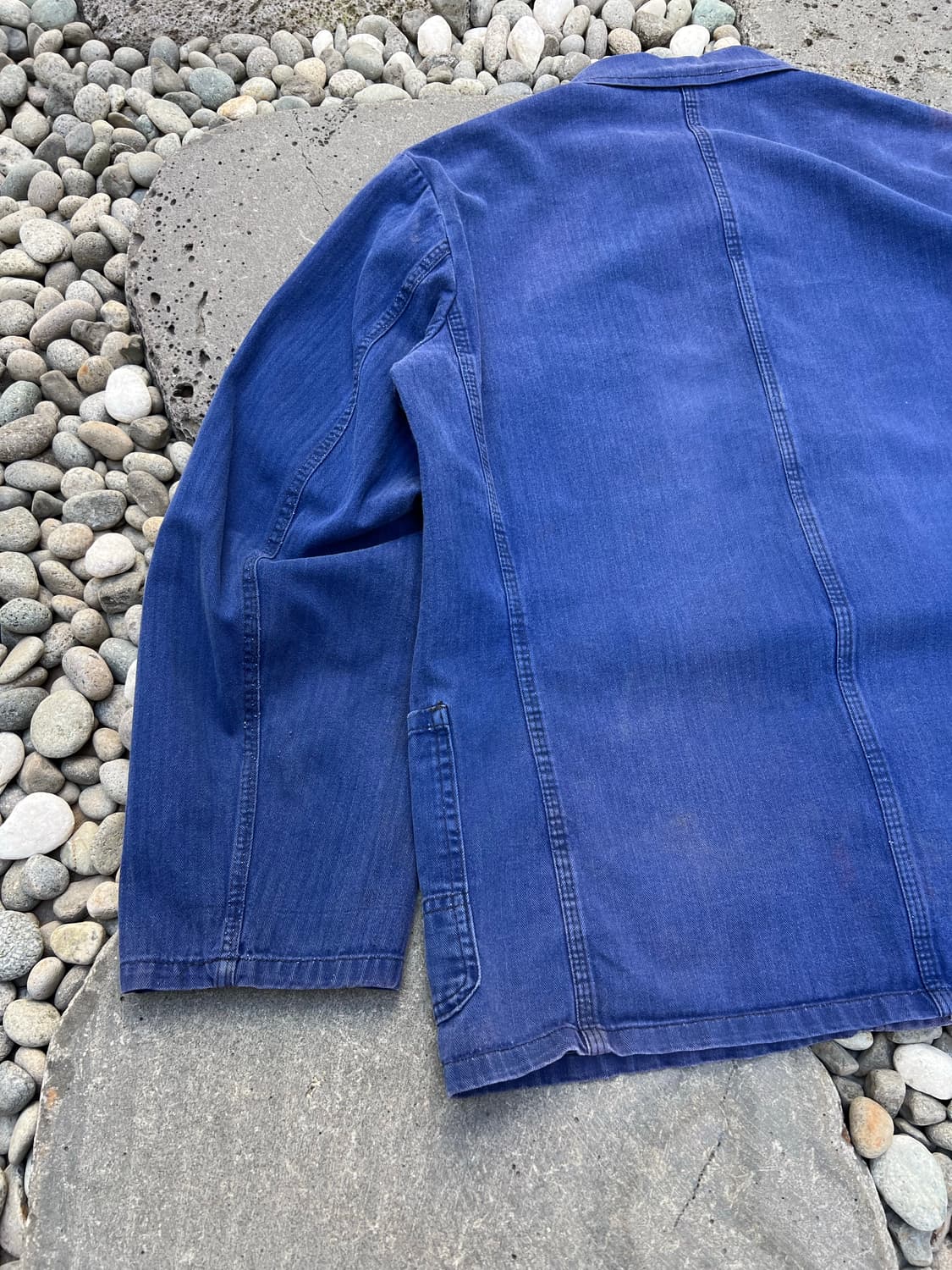 HARD FADED OLD VINTAGE HBT 헤링본트윌 프렌치워크자켓 상품이미지8