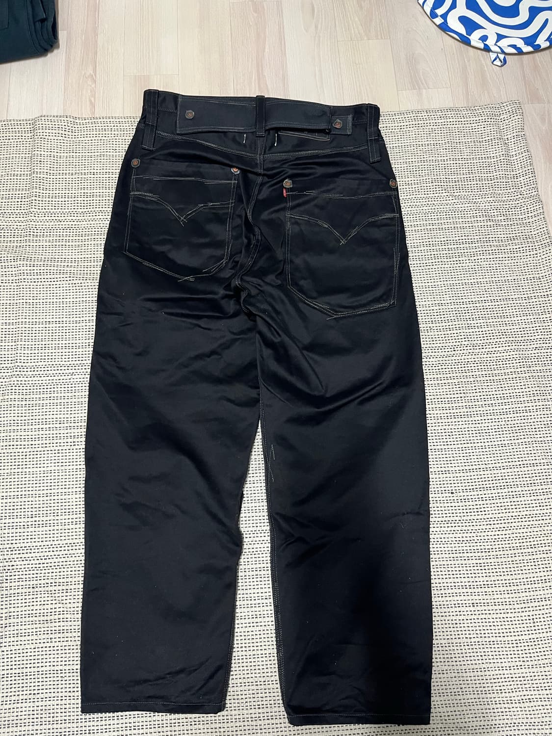 리바이스 준야와타나베 블랙 데님 상품이미지4