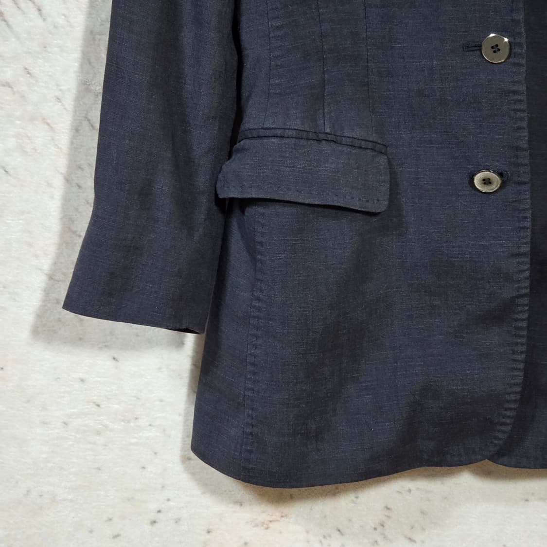 돌체앤가바나 호피안감 네이비 슬림핏 블레이저 자켓 상품이미지3