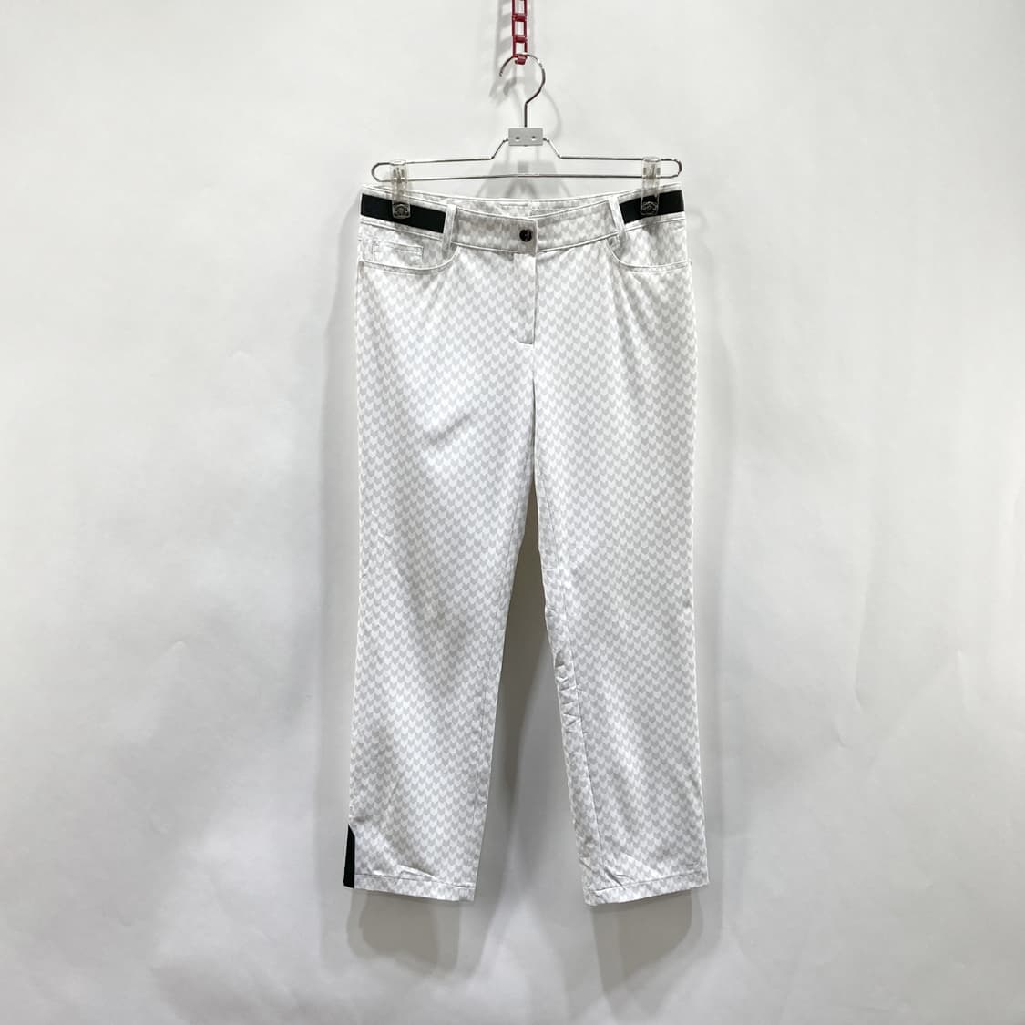 먼싱웨어 여성 골프팬츠 화이트그레이 27 상품이미지1