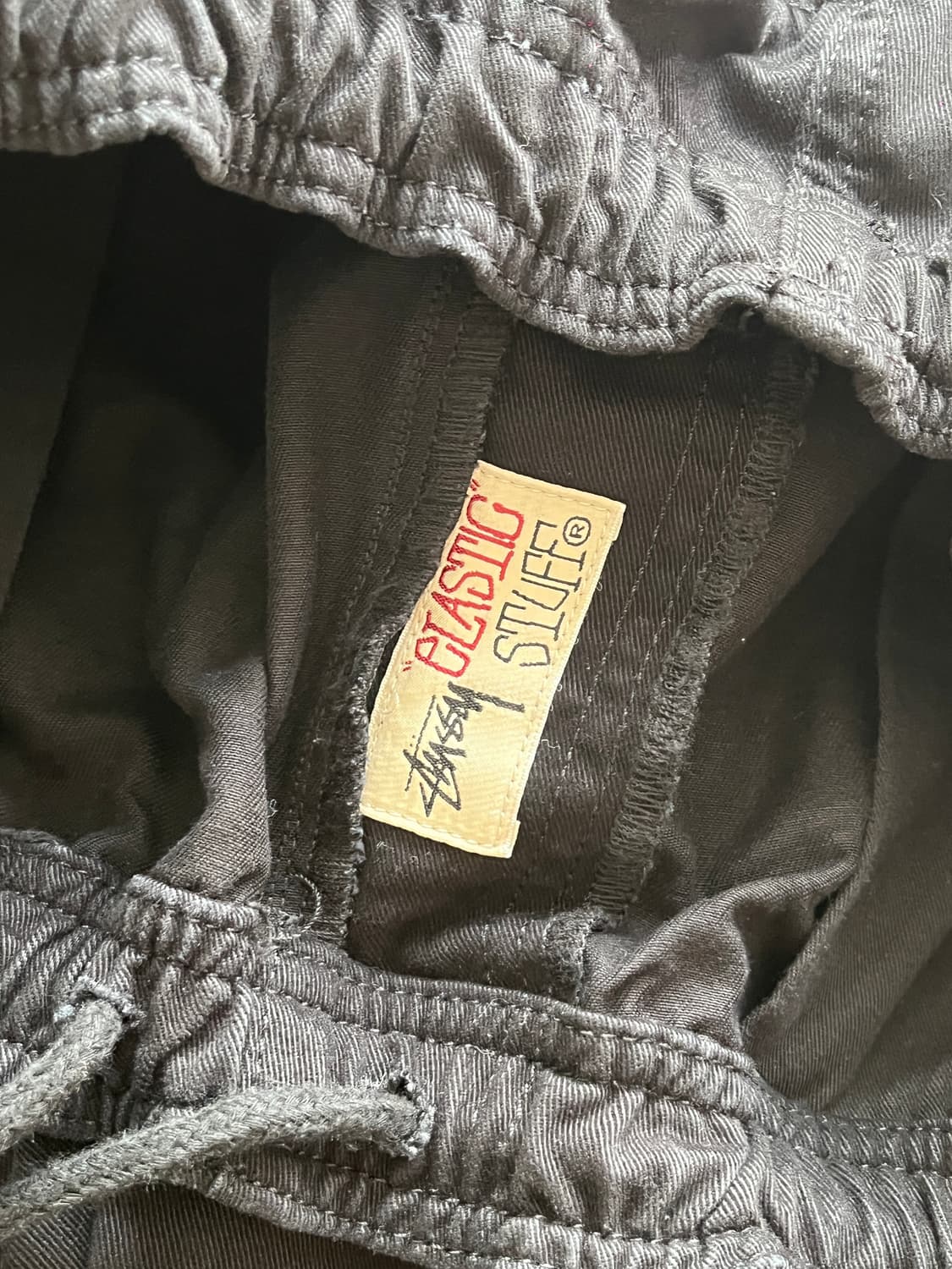 stussy 스투시 브러쉬드 비치 팬츠 블랙 M (30-32) 상품이미지4