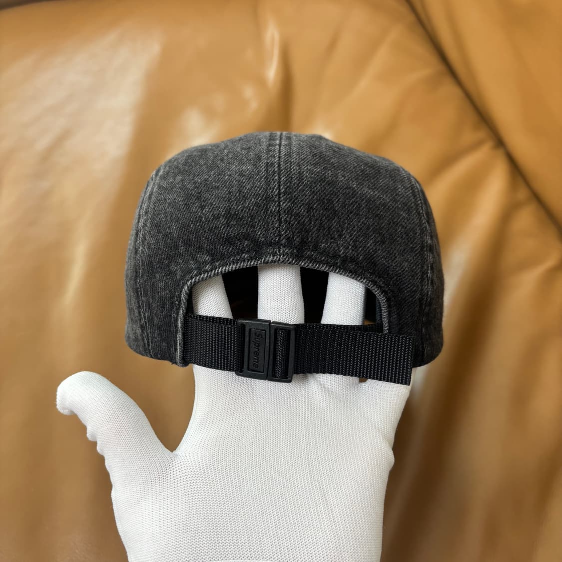 슈프림 캠프캡 모자 박스로고 23ss 데님 블랙 상품이미지8