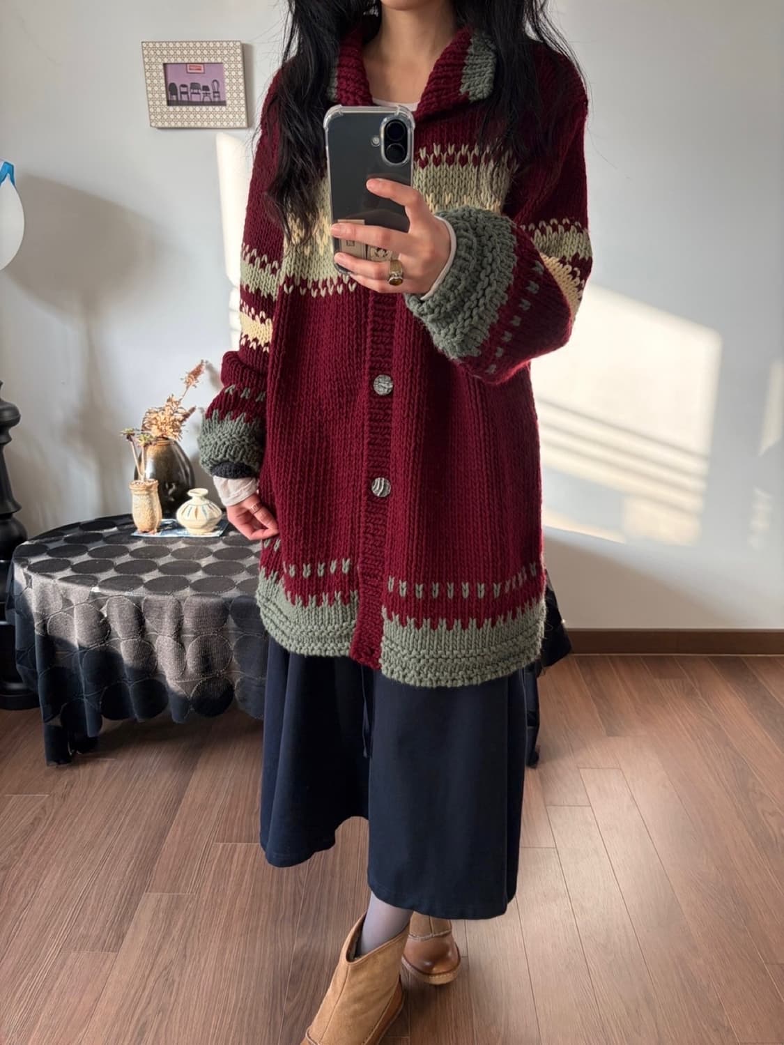 knitted cardigan 상품이미지2