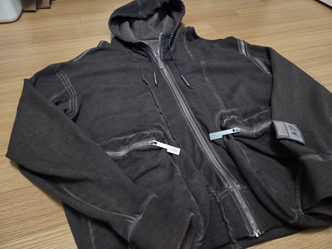 ACW 어코드월 워싱 지퍼  후드 집업 제품 상품이미지4