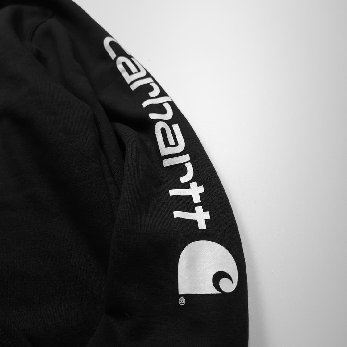 칼하트 스펠아웃 박시핏 후드 티셔츠 (L) 상품이미지3