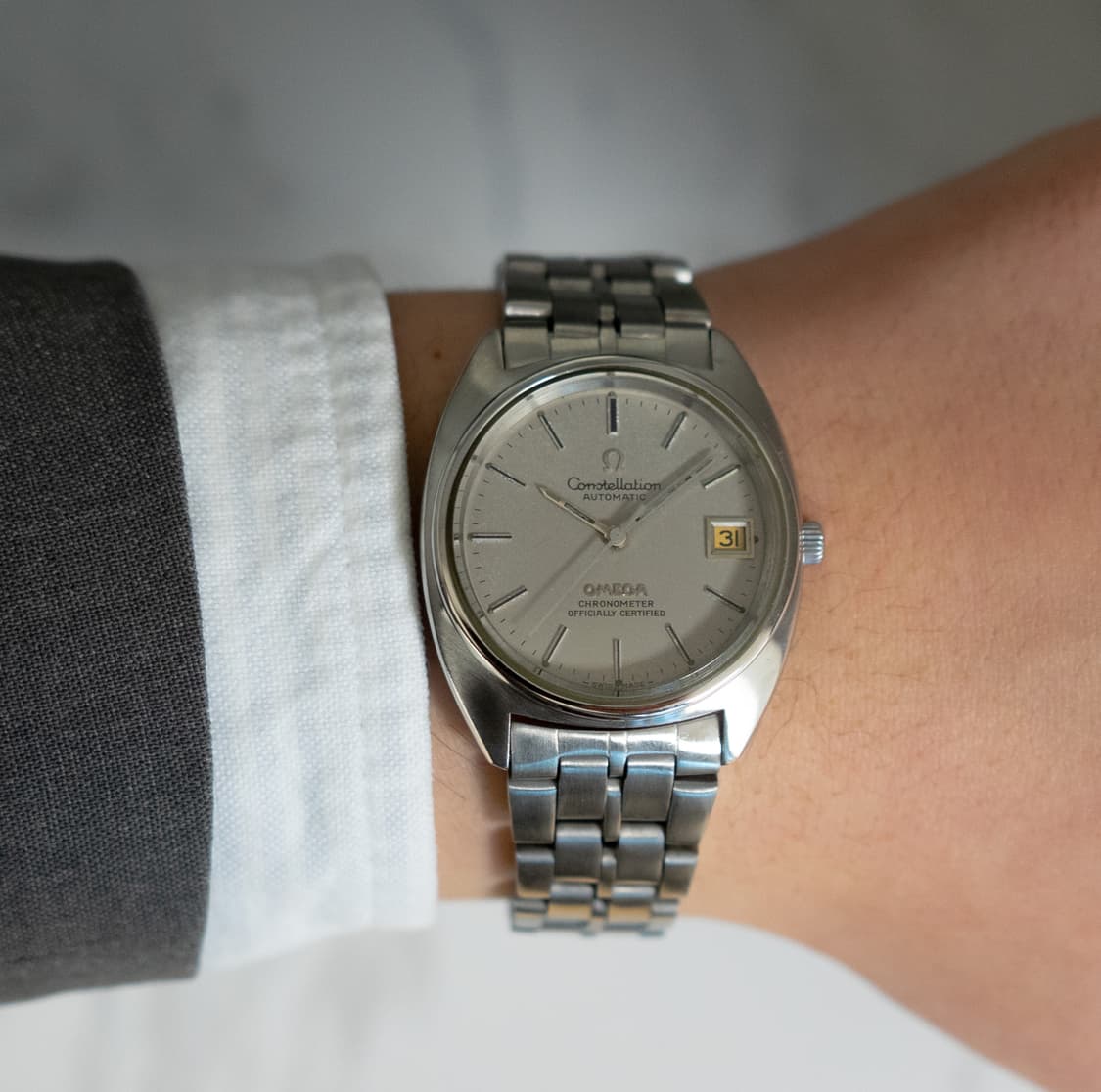 오메가 컨스틸레이션 크로노미터 빈티지 오토매틱 시계 상품이미지1