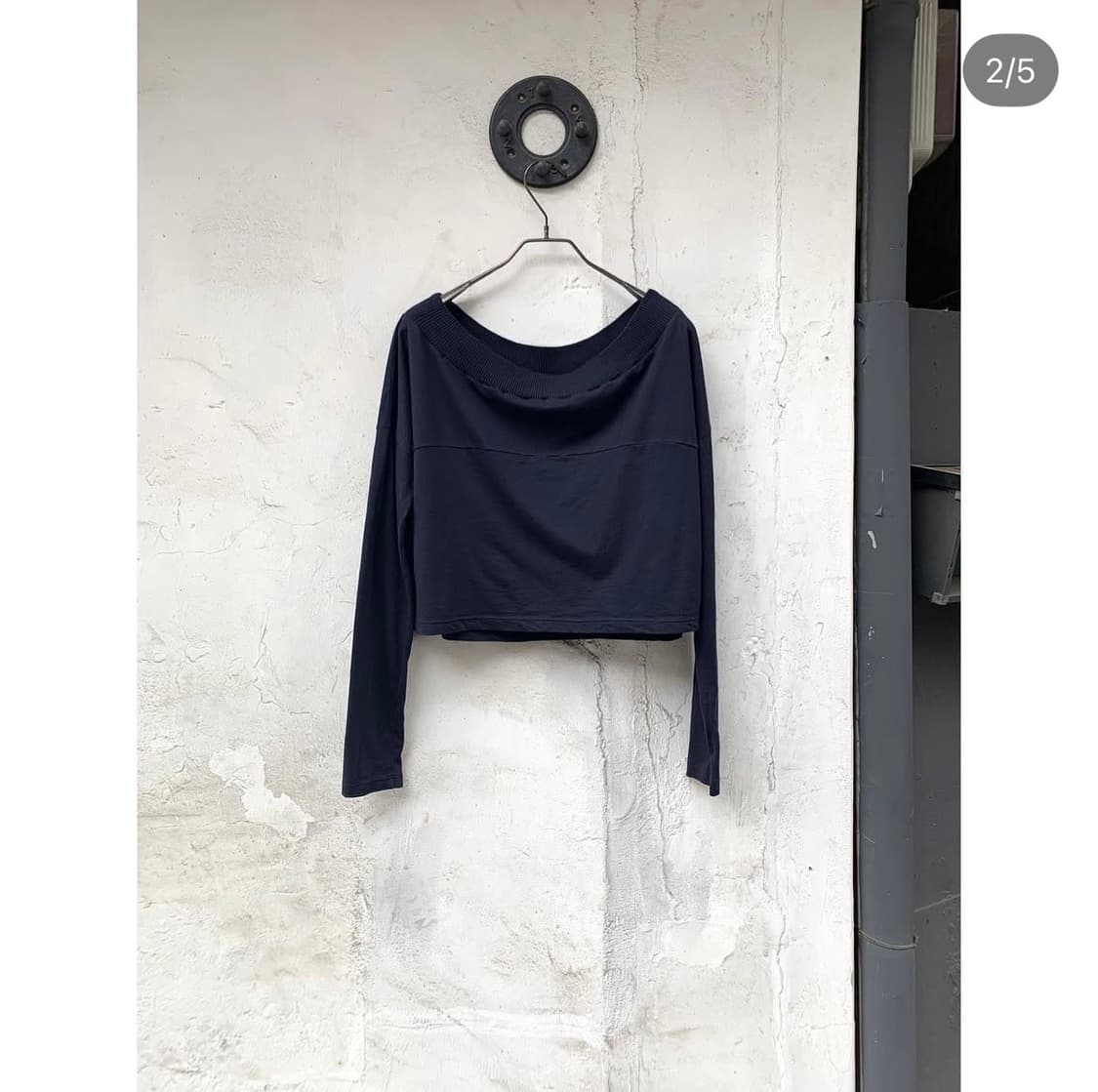 빈티지 프라다 네이비 크롭 탑  상품이미지9
