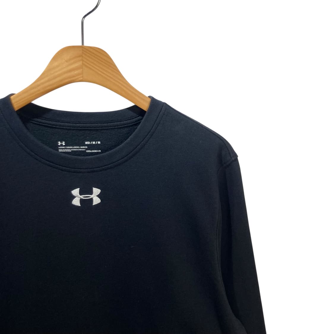 언더아머 블랙 맨투맨 상품이미지3