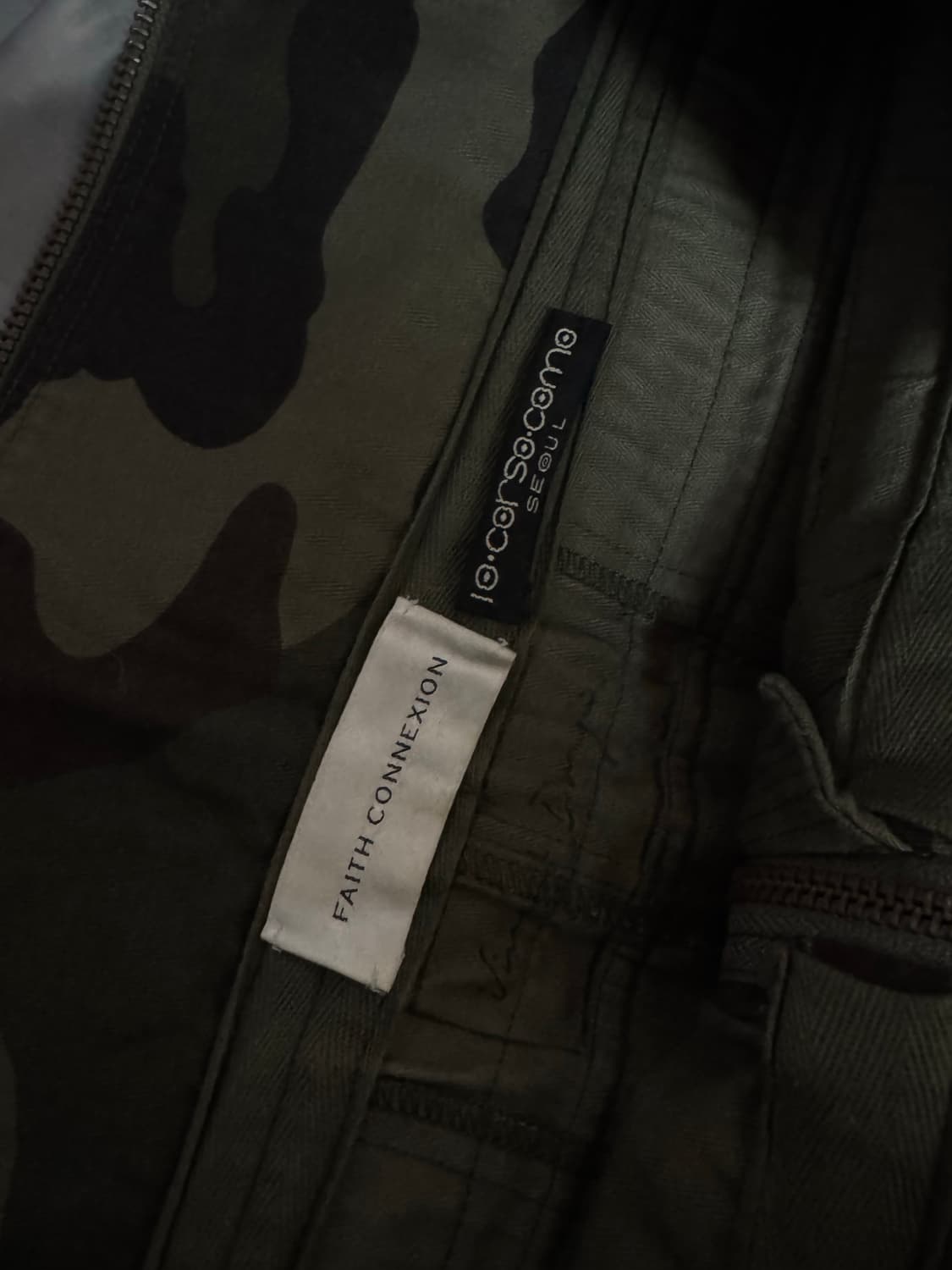 [M] 페이스커넥션 카모 페인팅 카고팬츠 상품이미지5