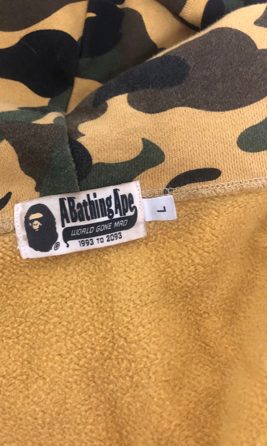 베이프 PONR 황계 후드집업 상품이미지8