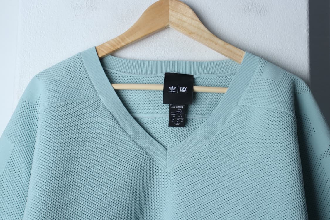 W(XL) 아디다스 긴팔티셔츠 아이비파크 협업 메쉬 민트-H33051 상품이미지3