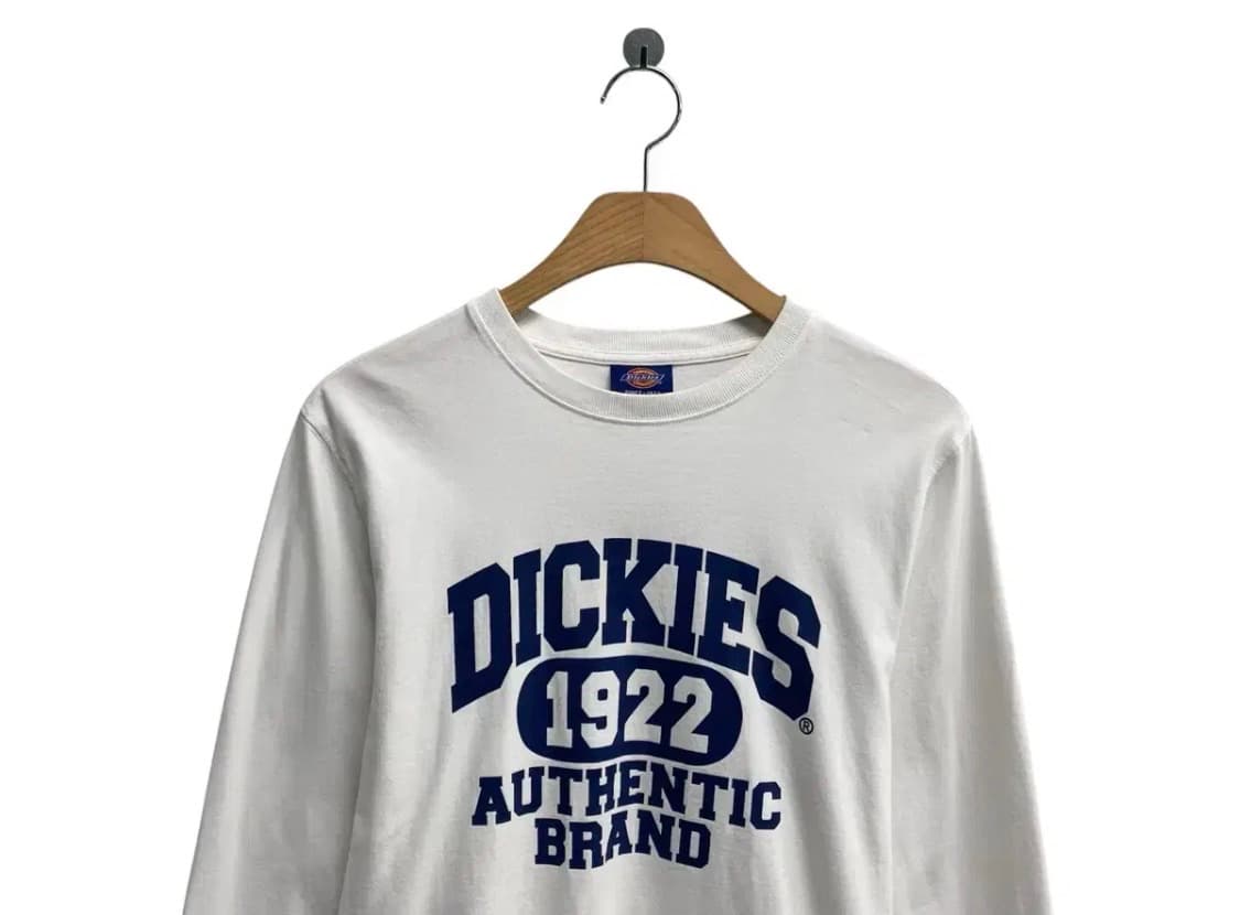 디키즈 Dickies로고 화이트 긴팔 티셔츠 M 상품이미지2