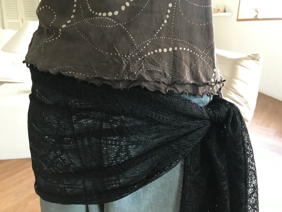 vintage pattern mash top 상품이미지8