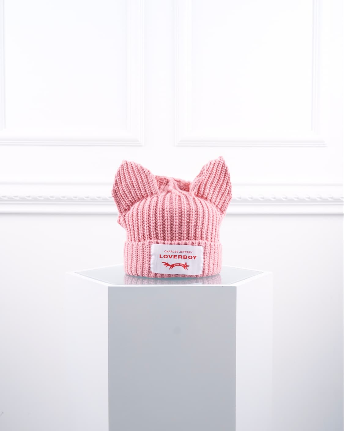 Charles Jeffrey LOVERBOY 청키 이어 핑크 비니 상품이미지1