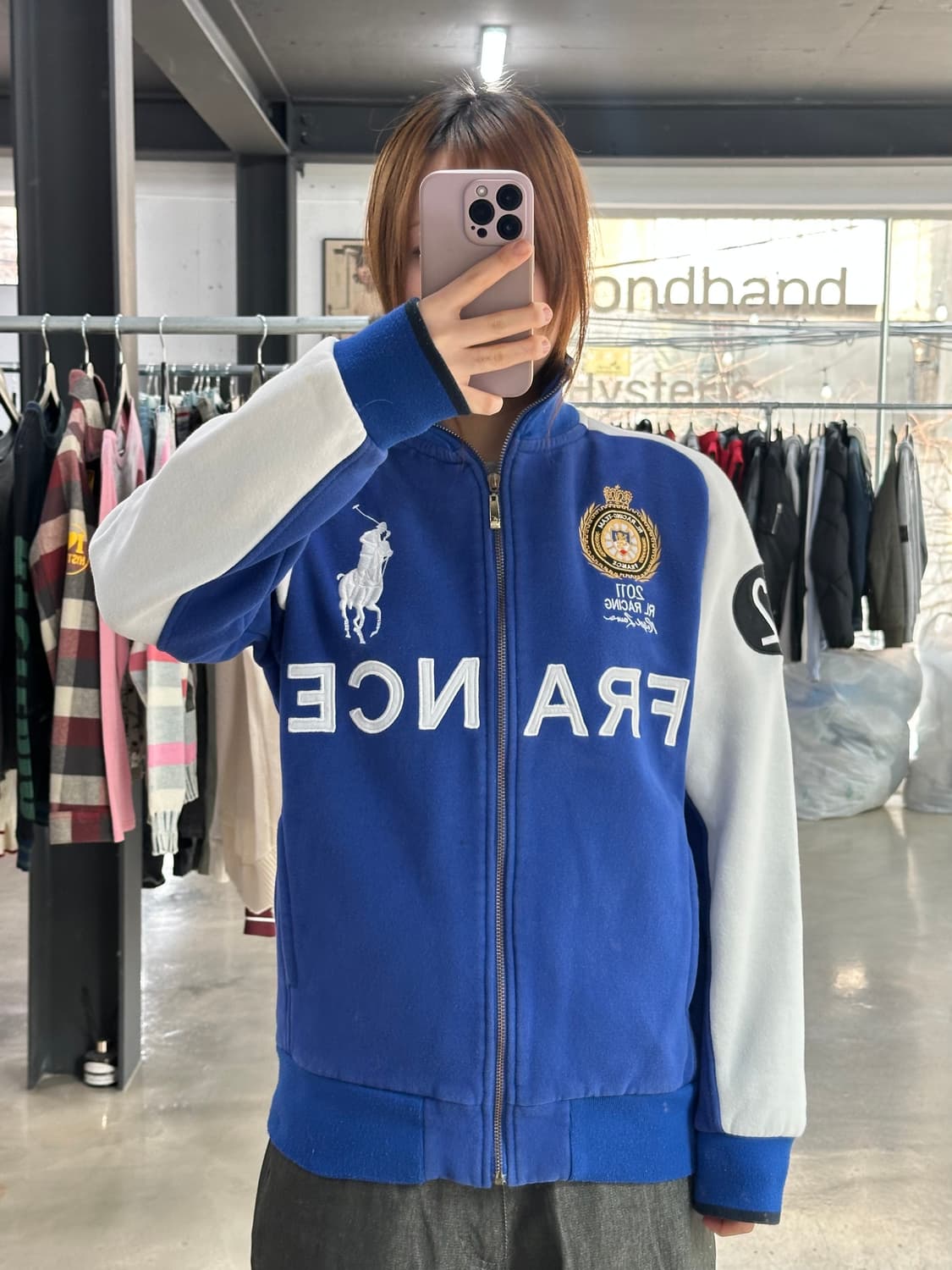 폴로랄프로렌 빅포니 치프키프 프랑스 레이싱 코튼집업 상품이미지4