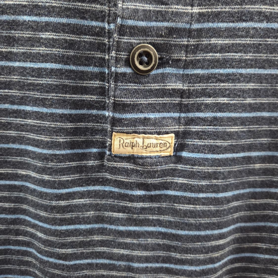 폴로랄프로렌 키즈 스트라이프 헨리넥 롱슬리브 M/10/12 상품이미지2