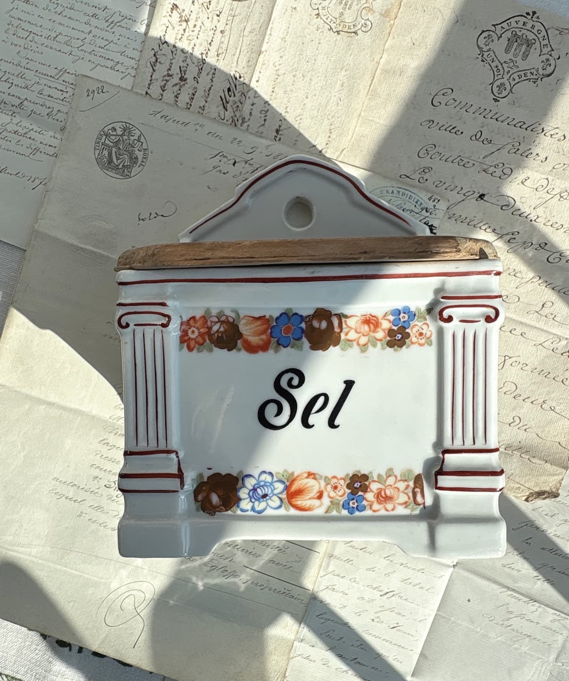 프랑스 수출용 체코 victoria 앤틱 솔트박스 상품이미지2