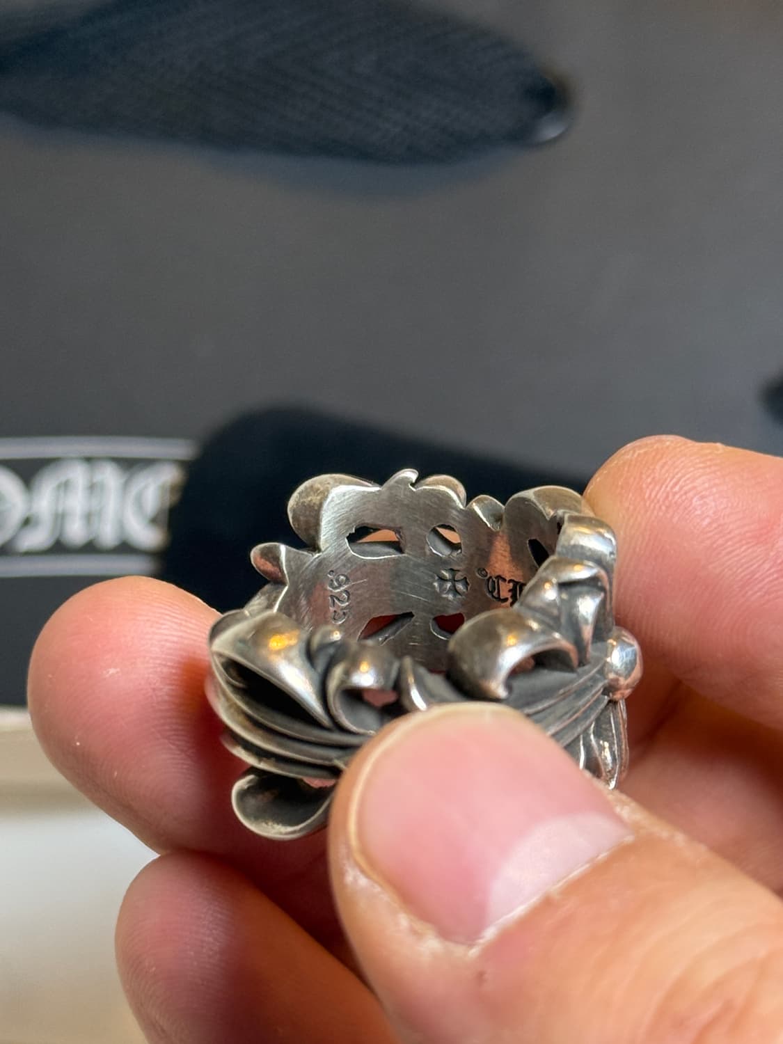 크롬하츠 더블 플로랄링 us9 상품이미지5