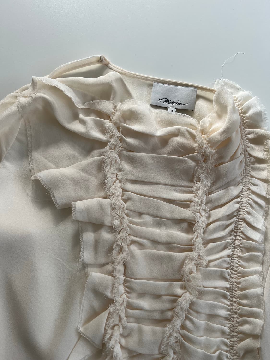 frill silk blouse 상품이미지9