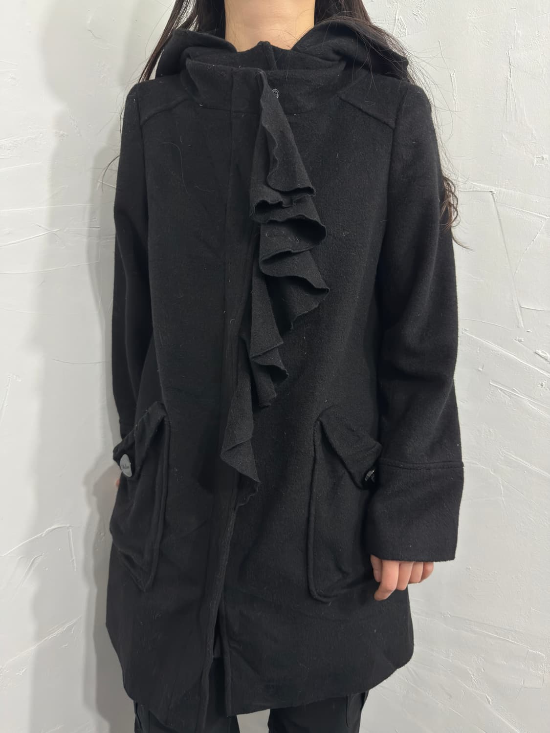 maliani frill hood coat 상품이미지2