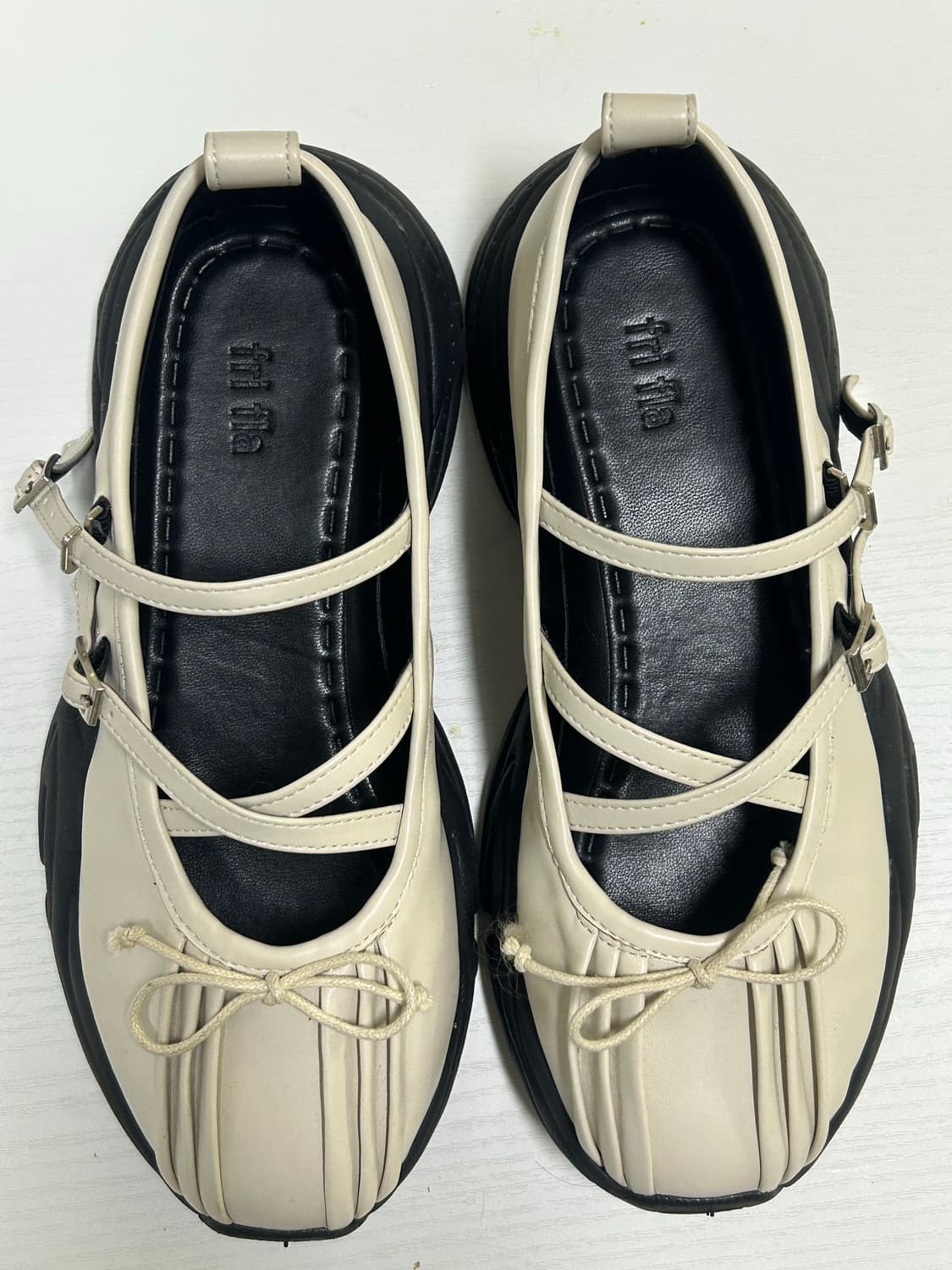 프리플라 플랫폼 리본 메리제인 상품이미지3