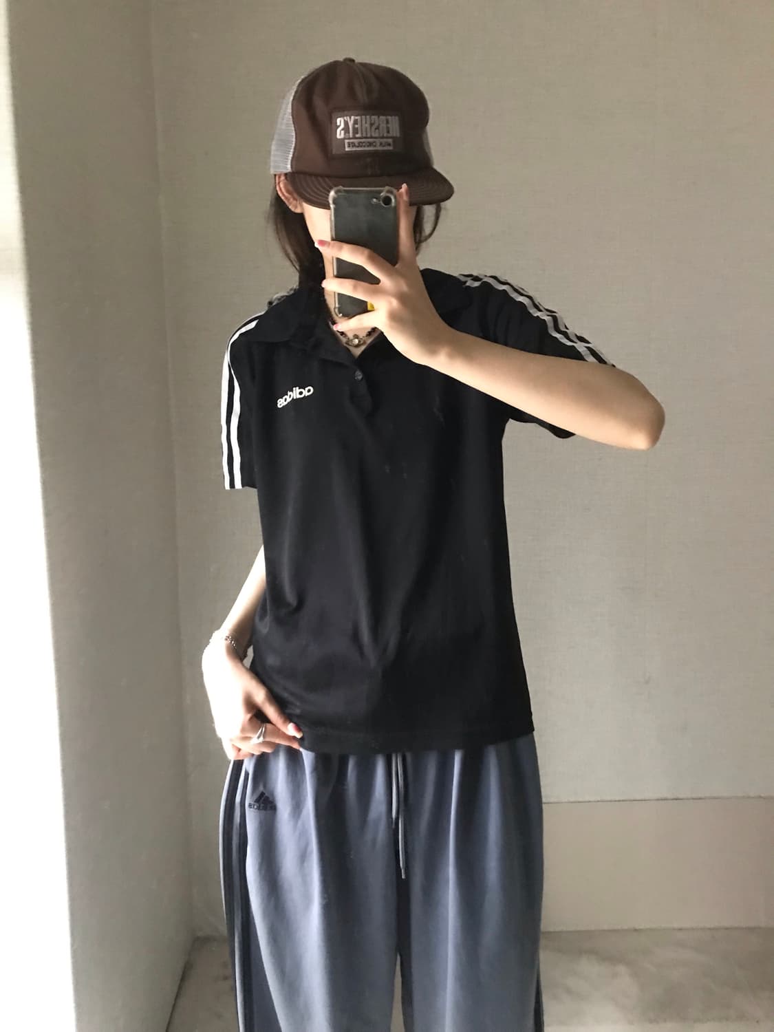 아디다스 블랙 카라티셔츠 상품이미지5