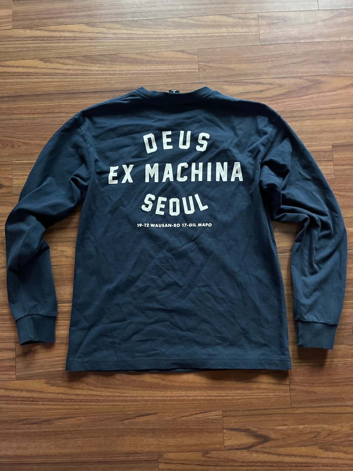 데우스엑스마키나 DEUS 서울 콜리지 어드레스 롱슬리브 네이비 L 상품이미지1