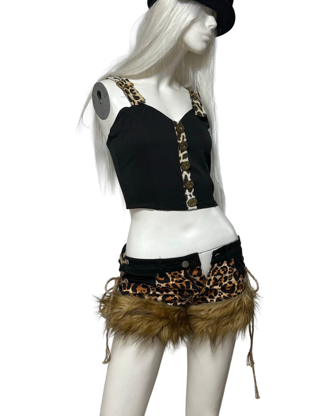 D.i.a 다이아 갸루 호피 슬리브리스 상품이미지1