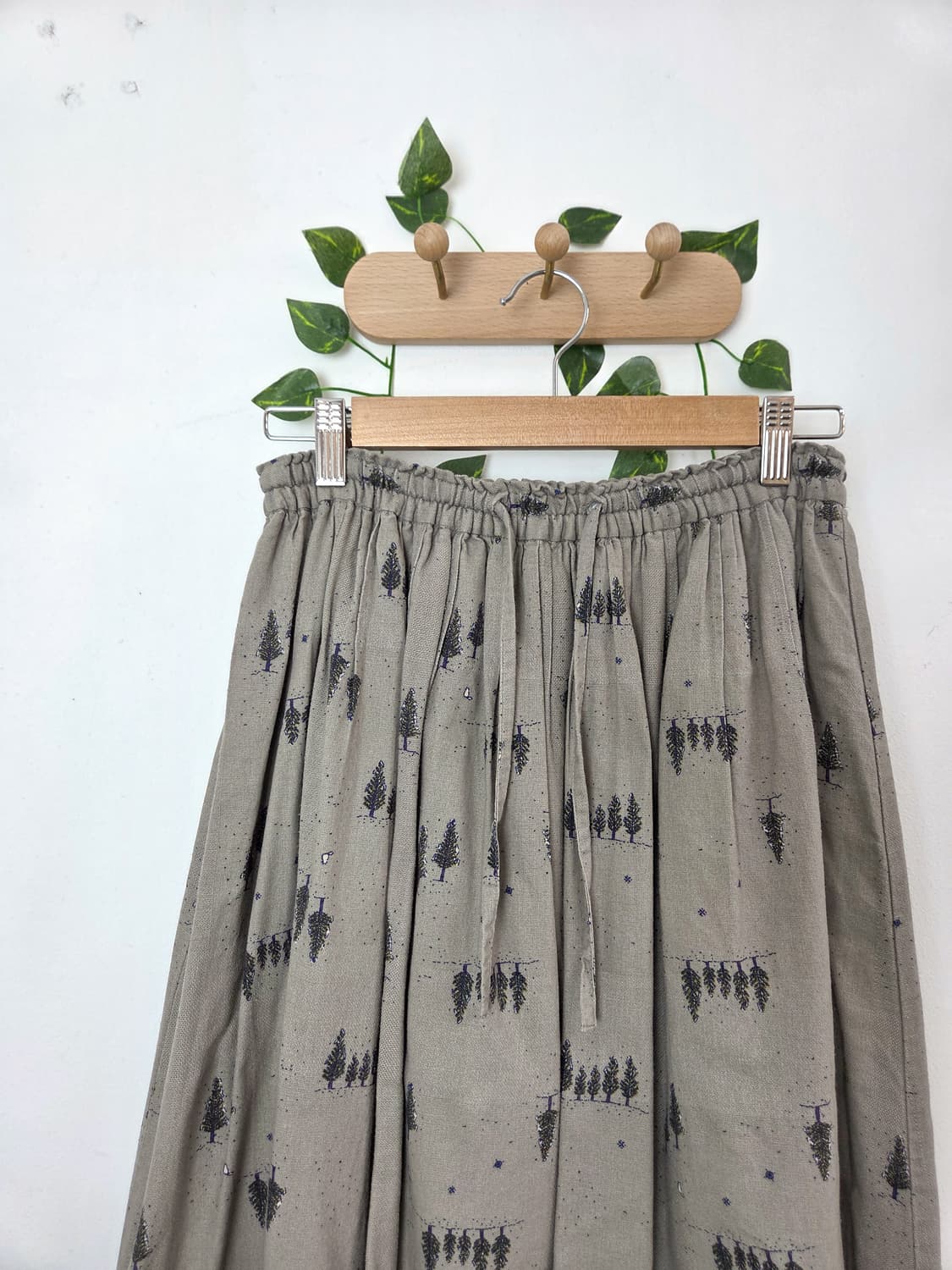 sm2 코지 패턴 롱스커트 상품이미지2