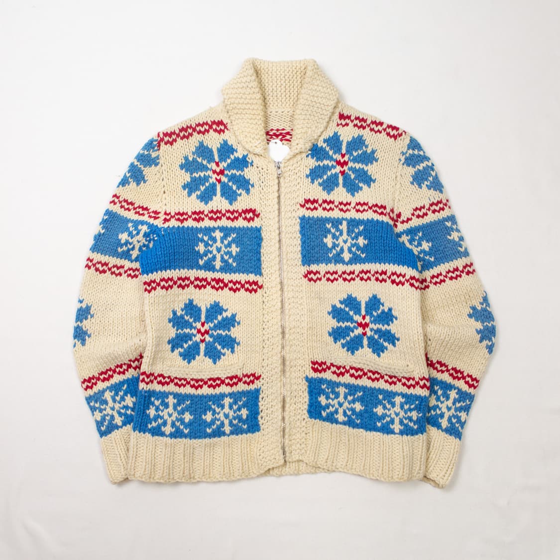 60s 스노우 코위찬 핸드 니트 스웨터 상품이미지1