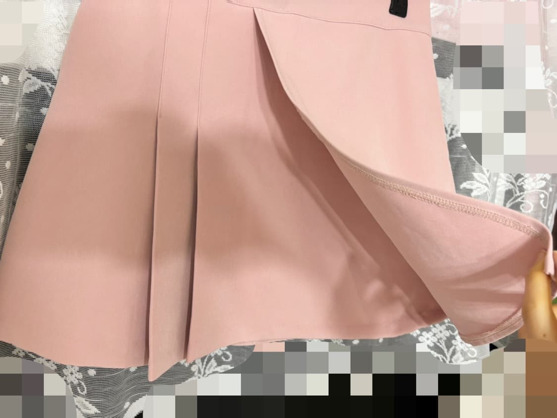 연핑크 A라인 스커트 M사이즈/새거수준 상품이미지4