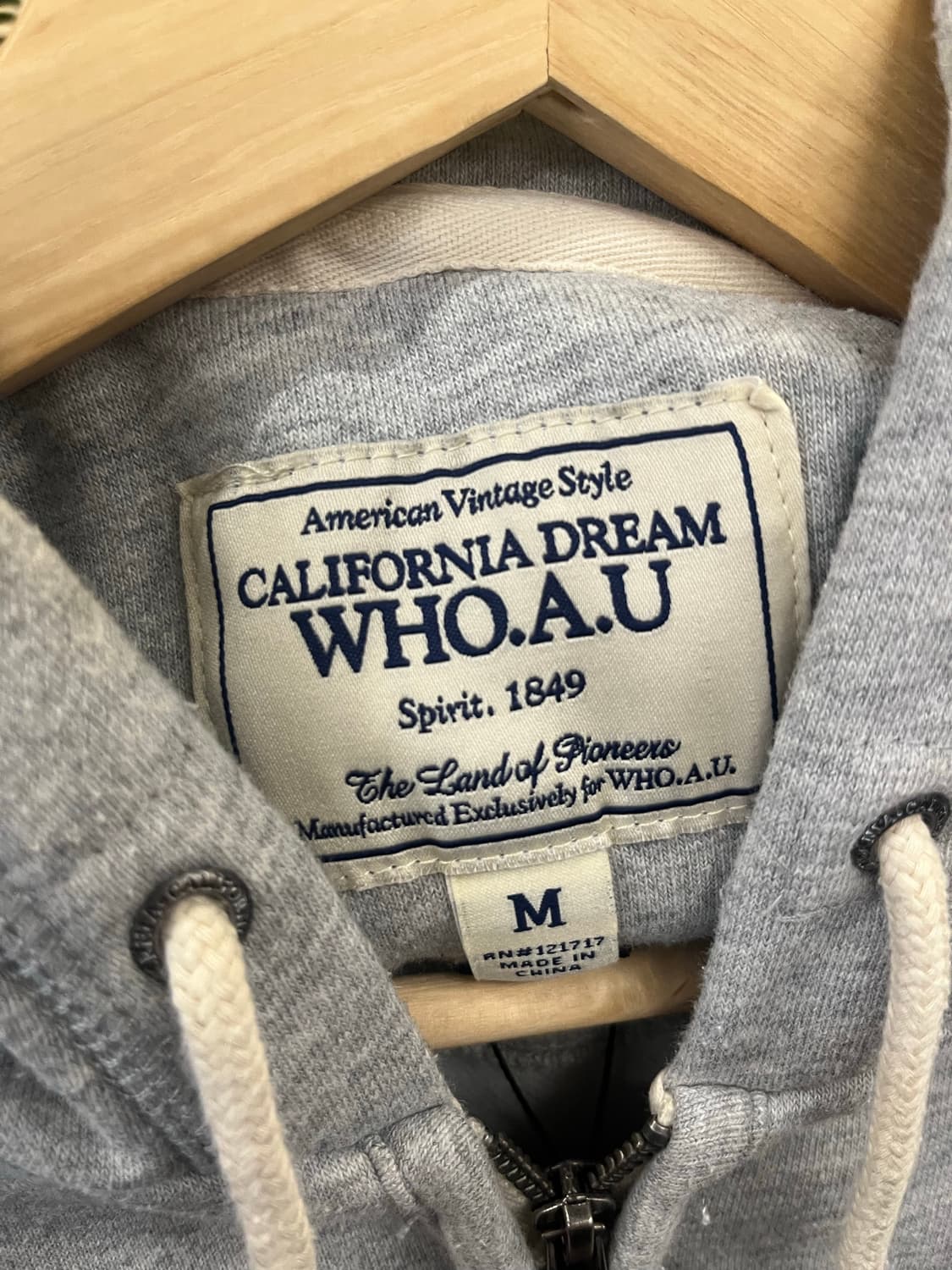 후아유 캘리포니아 로고 후드집업 #csz794 상품이미지4